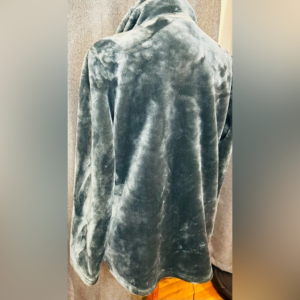 32 Degrees Plush Faux Fur Fleece Jacket Sz Large - Picture 9 of 12